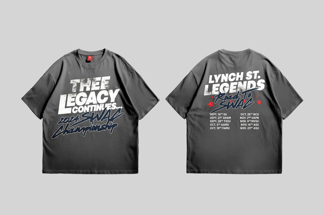 Thee Legacy Continues - SWAC Championship T-shirt (Grey)