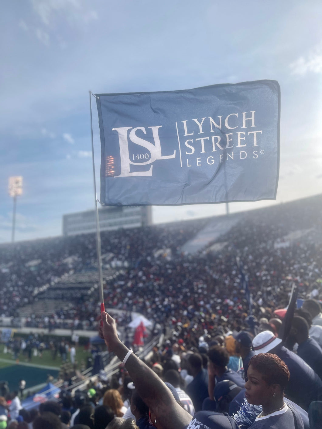 “Lynch Street Legends” Navy Flag